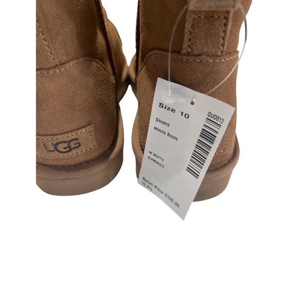 UGG Classic Mini UGG Rubber Logo Boots Women's Size 10 EU 41 Cozy Warm MSRP $160 - Picture 8 of 8